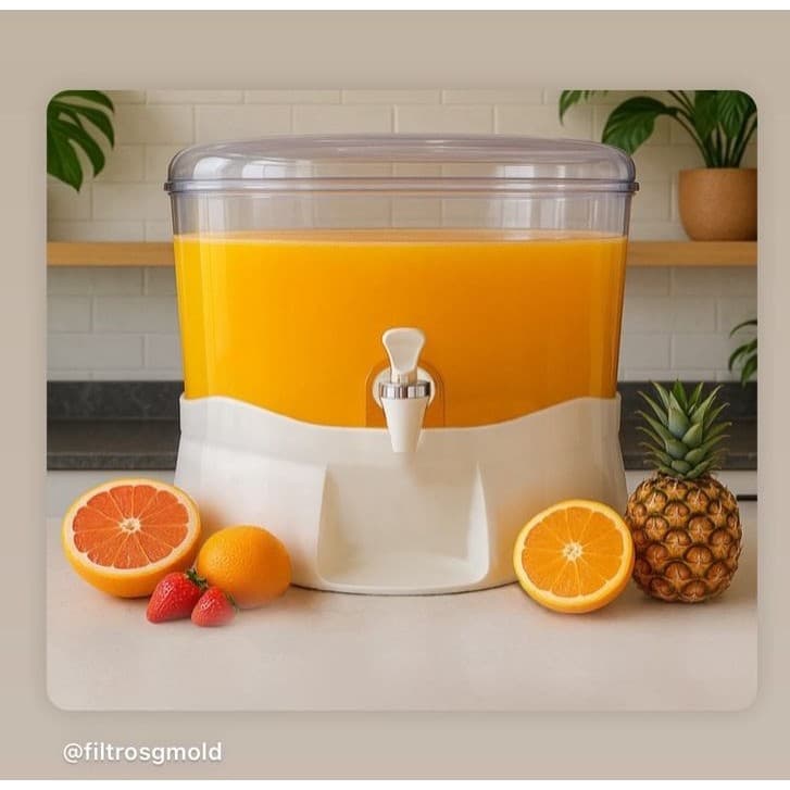 SUQUEIRA DE 7 LITROS MATERIAL ACRILICO INCOLOR