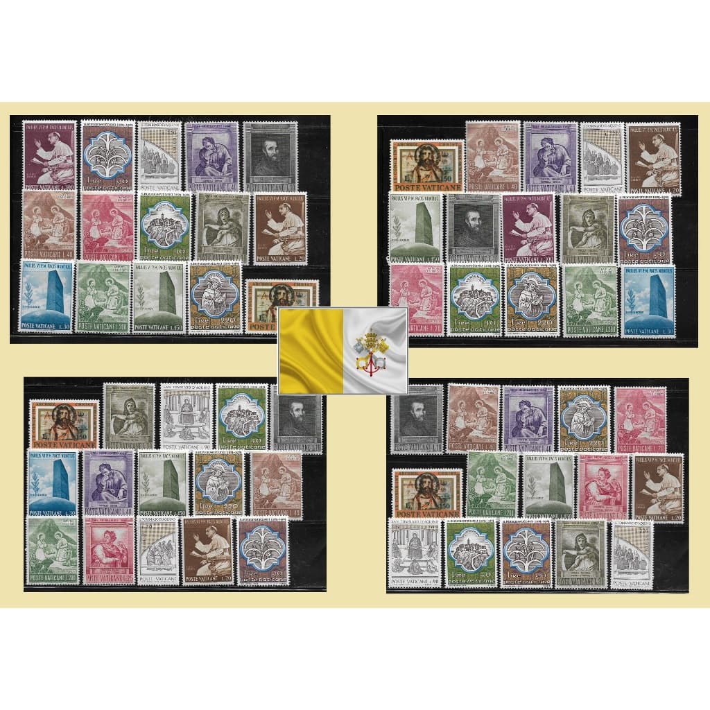 Seleção Selos de Coleção - Vaticano - 15 peças - Escolha o lote