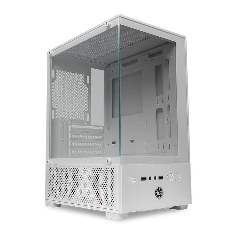 Gabinete Gamer TGT Legion, Mini-Tower, Lateral de Vidro, Branco, TGT-LGN-WH