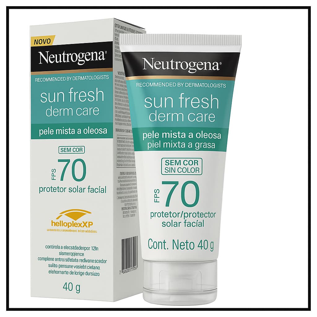 PROTETOR SOLAR FACIAL NEUTROGENA FPS 70 SUN FRESH