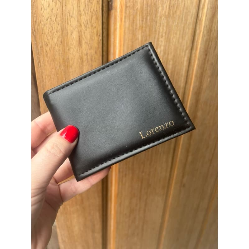 carteira personalizada / slim / mimo personalizado masculina