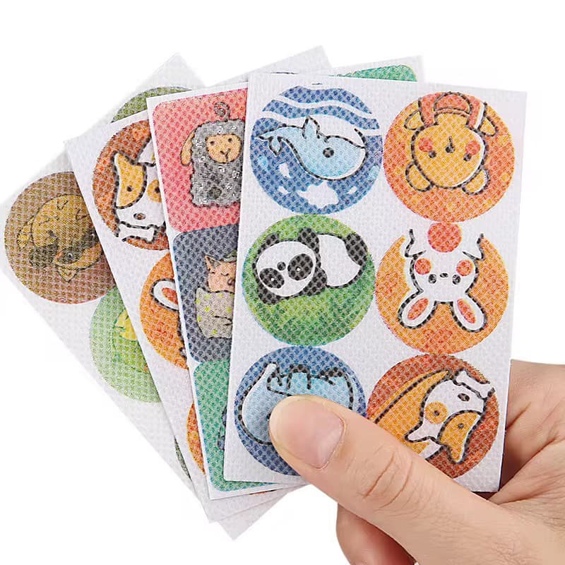 Kit 6/36/72 Adesivos Repelente Citronela Para Bebes Crianças Adultos Seguro Contra Mosquito