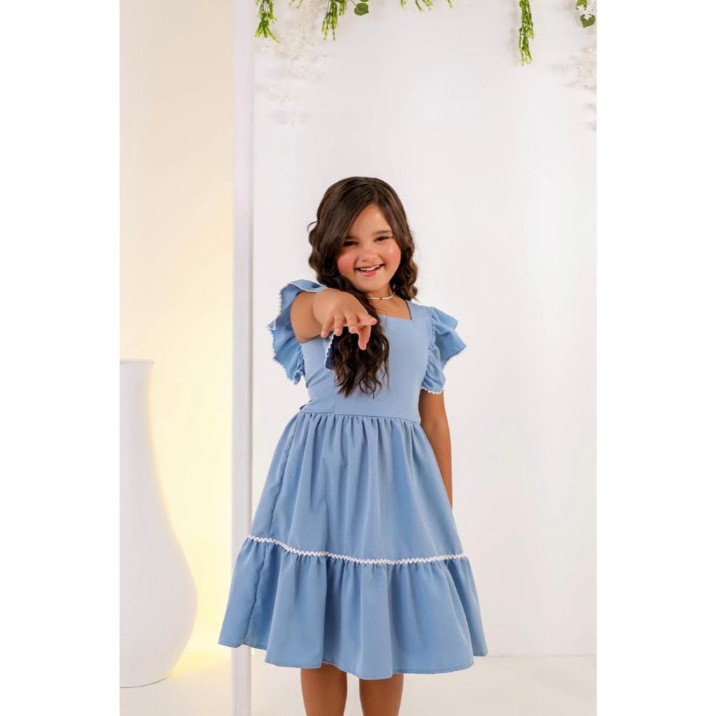 Vestido Infantil Natal Batizado Aniversário Formatura Festa