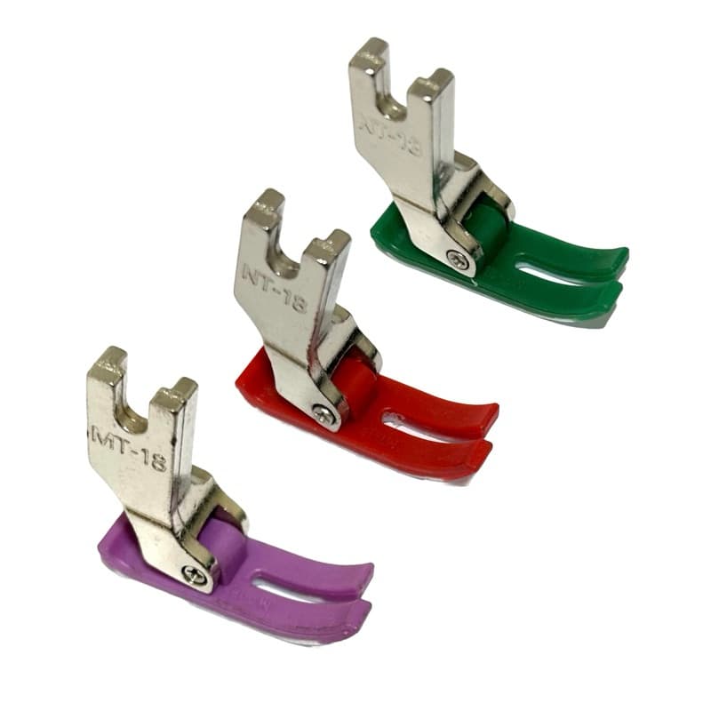 KIT 3 Pé Calcador Deslizante Teflon Máquina Reta Industrial MT18