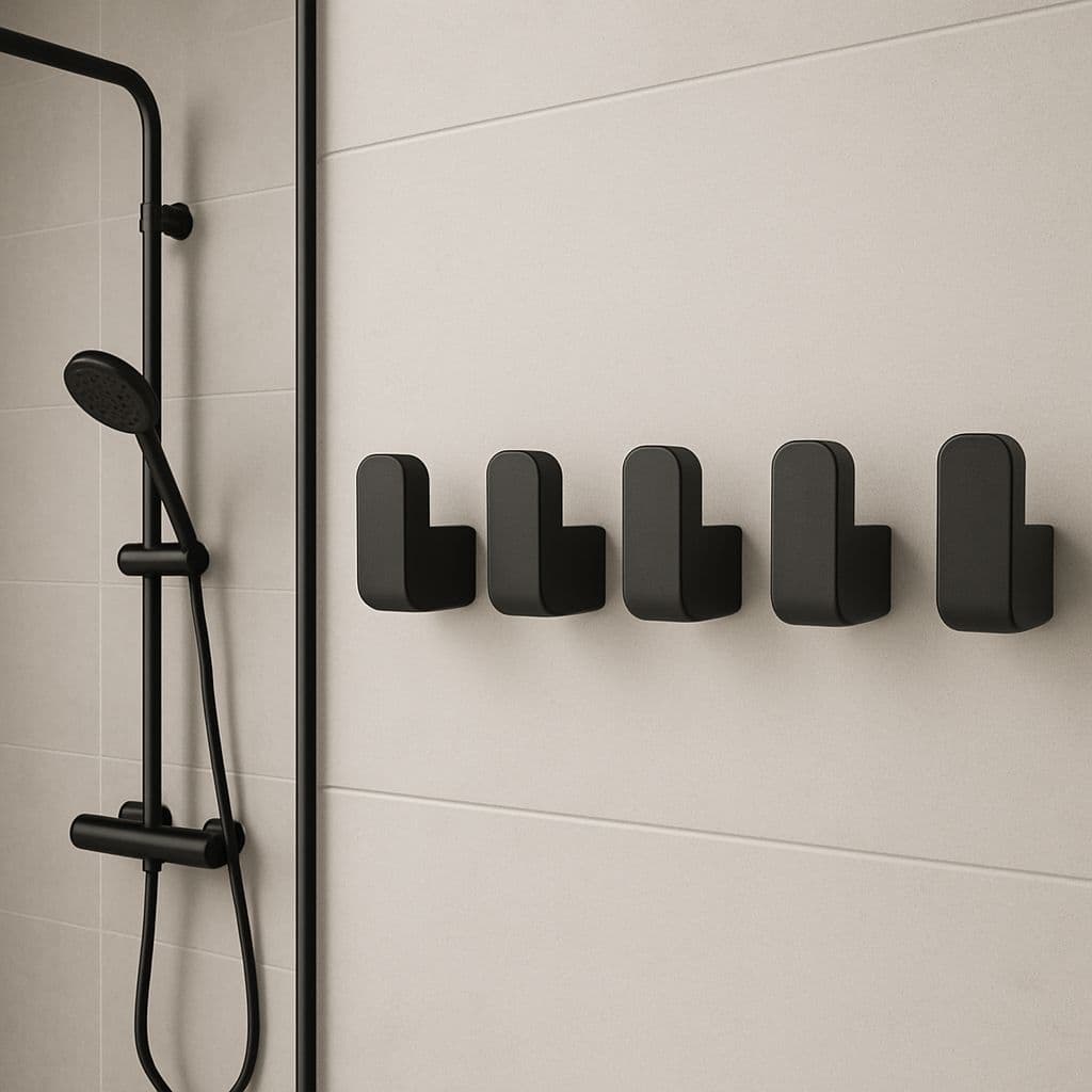 Gancho retangulares Suporte para Pendurar Pano Toalha Multiuso com Dupla Face