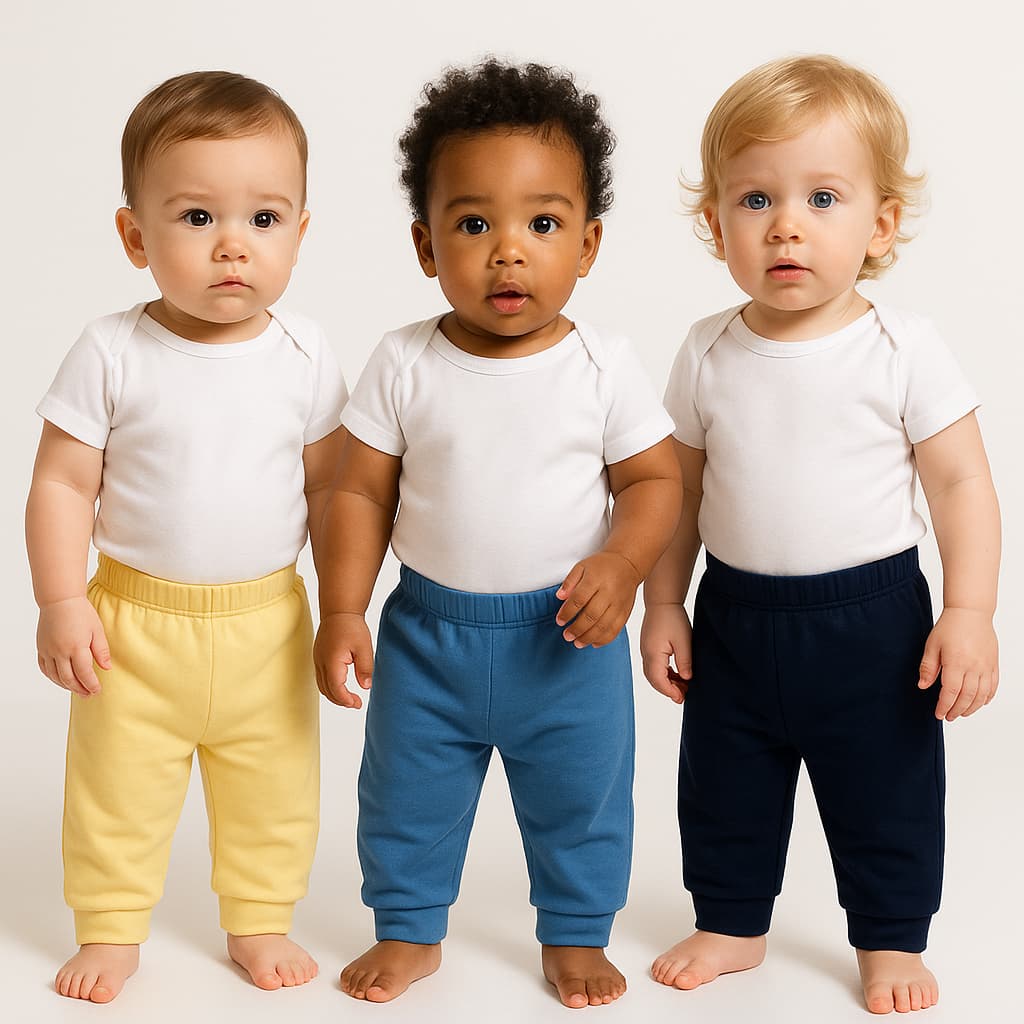 Kit 3 Calças Infantil Pijama Bebê Super Confortável Lançamento