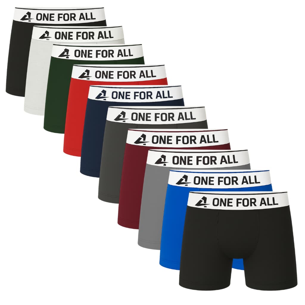 Kit com 10 Cuecas Boxer Adulto Envio Imediato microfibra cores variadas