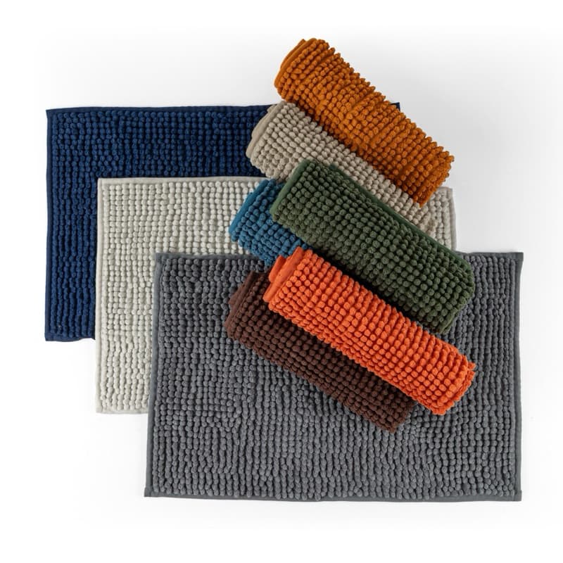 TAPETE PARA BANHEIRO ANTIDERRAPANTE 40x60cm MICROFIBRA BOLINHA DEDINHO