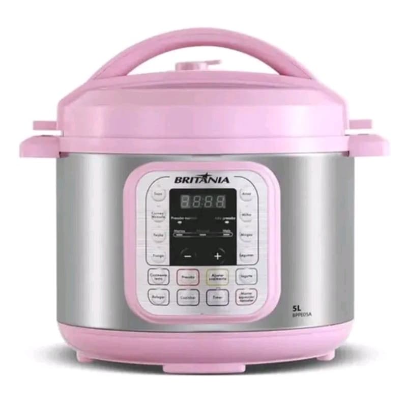 Panela de pressão elétrica Britânia Rosa BPPE05A 220V