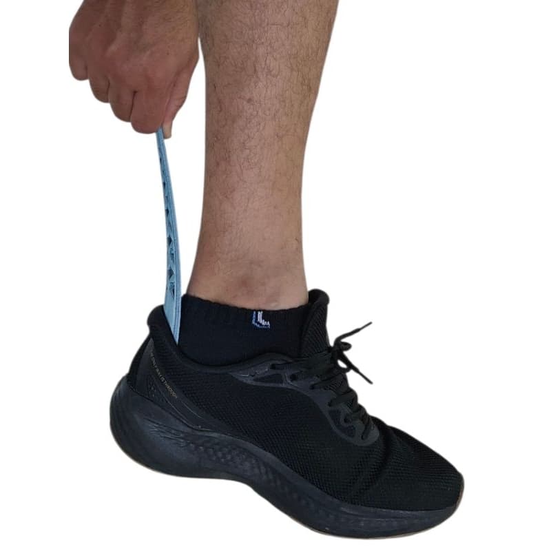 Calçadeira Sapato Ordene Calce Fácil Tenis azul e prata