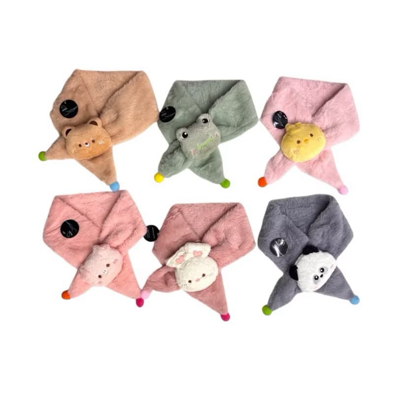 Cachecol menina menino Pelúcia p/ Criança Inverno Quentinho DDM-06