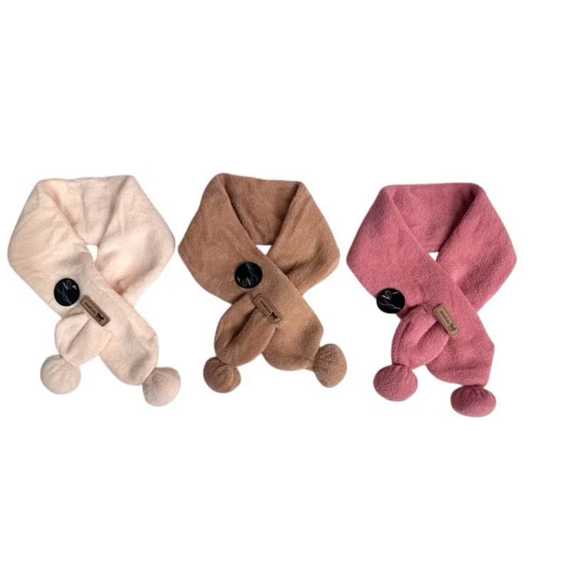 Cachecol menina menino Pelúcia p/ Criança Inverno Quentinho DDM-10