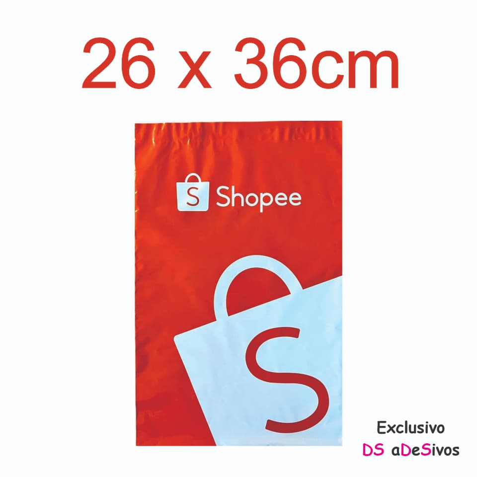 Lançamento 250 Envelopes COEX 26x36cm Saco de Segurança Para Shopee Embalagem Inviolável
