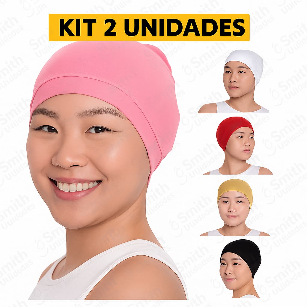 Kit 2 Toucas Nero com Barra Anti-Frizz Alisa - Santa Clara