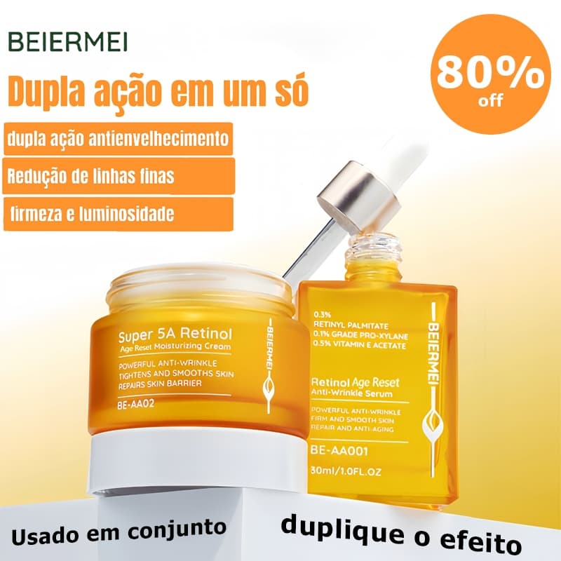 BEIERMEI Sérum 30ml Antirrugas com Retinol e Ácido hialurônico e niacinamida e ceramida Antirrugas Hidratante Natural
