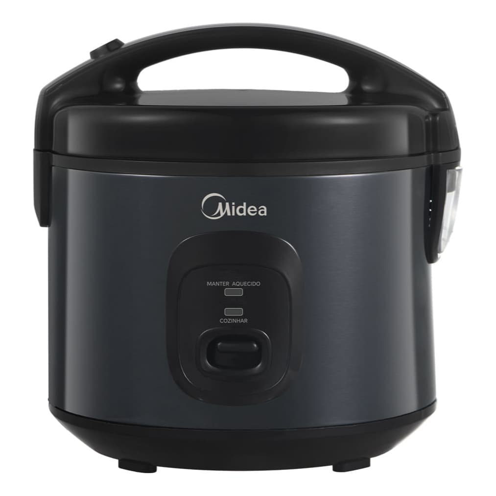 Panela de Arroz Elétrica Midea 3L Preta Inox