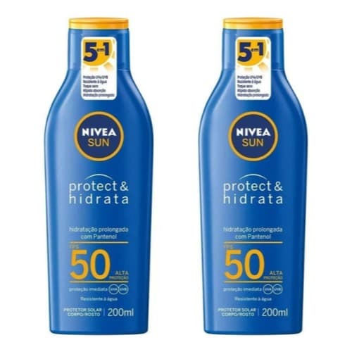 KIT 2X Protetor Solar Nivea Sun Protect & Hidrata Fps50 200ml
