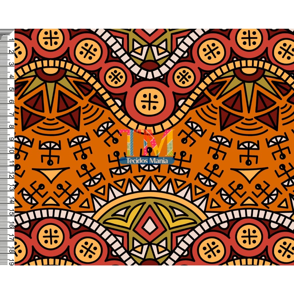Tecido OXFORD estampado digital - Étnicos