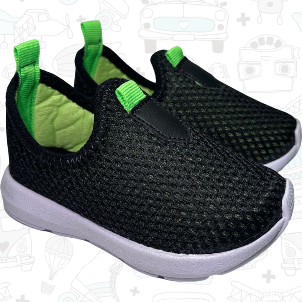 Tênis Infantil Masculino Calce Fácil, Leve e Confortável