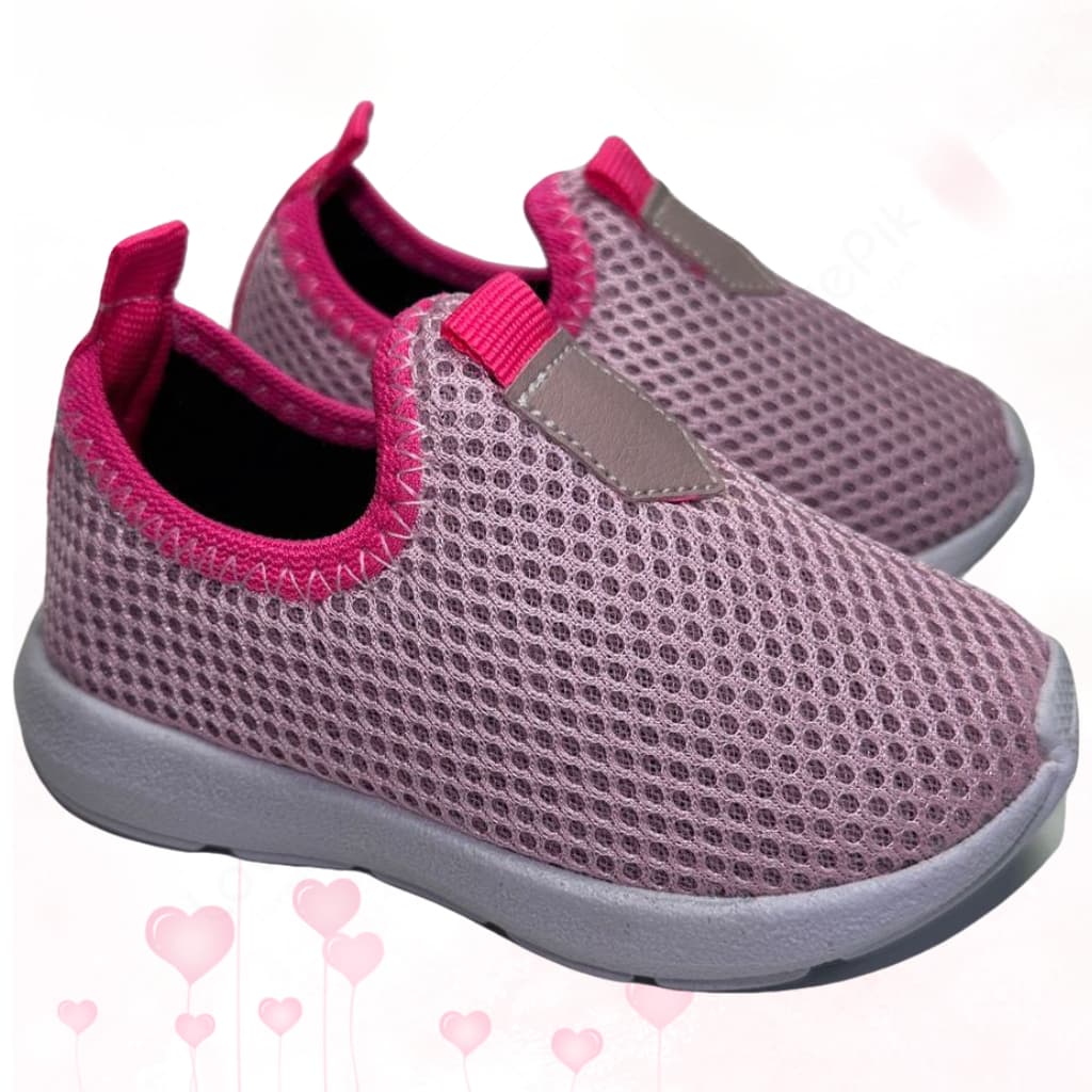 Tênis Infantil Feminino Calce Fácil Macio, Leve e Confortável
