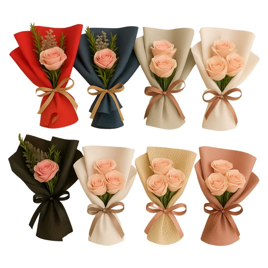 Papel Colméia Kraft 49cmx49cm para Buquet 10 unidades