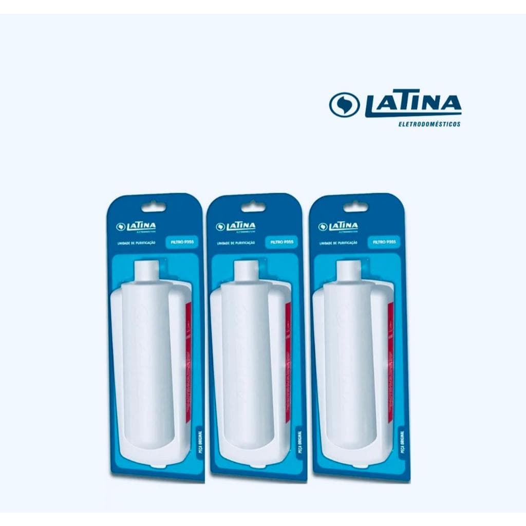 Refil / Filtro Para Purificador De Água Latina P355 - 3 UNIDADES