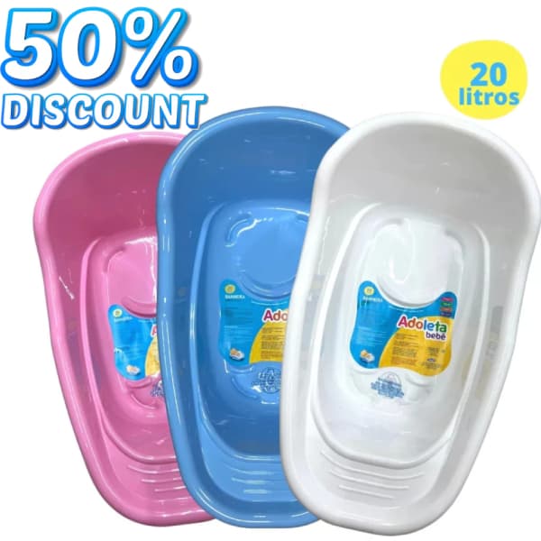 Banheira Infantil Adoleta Bebe 20L - Banheira de bebe