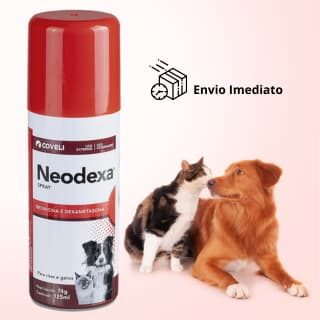 Neodexa Spray Para Feridas Cães e Gatos 74g/125ml