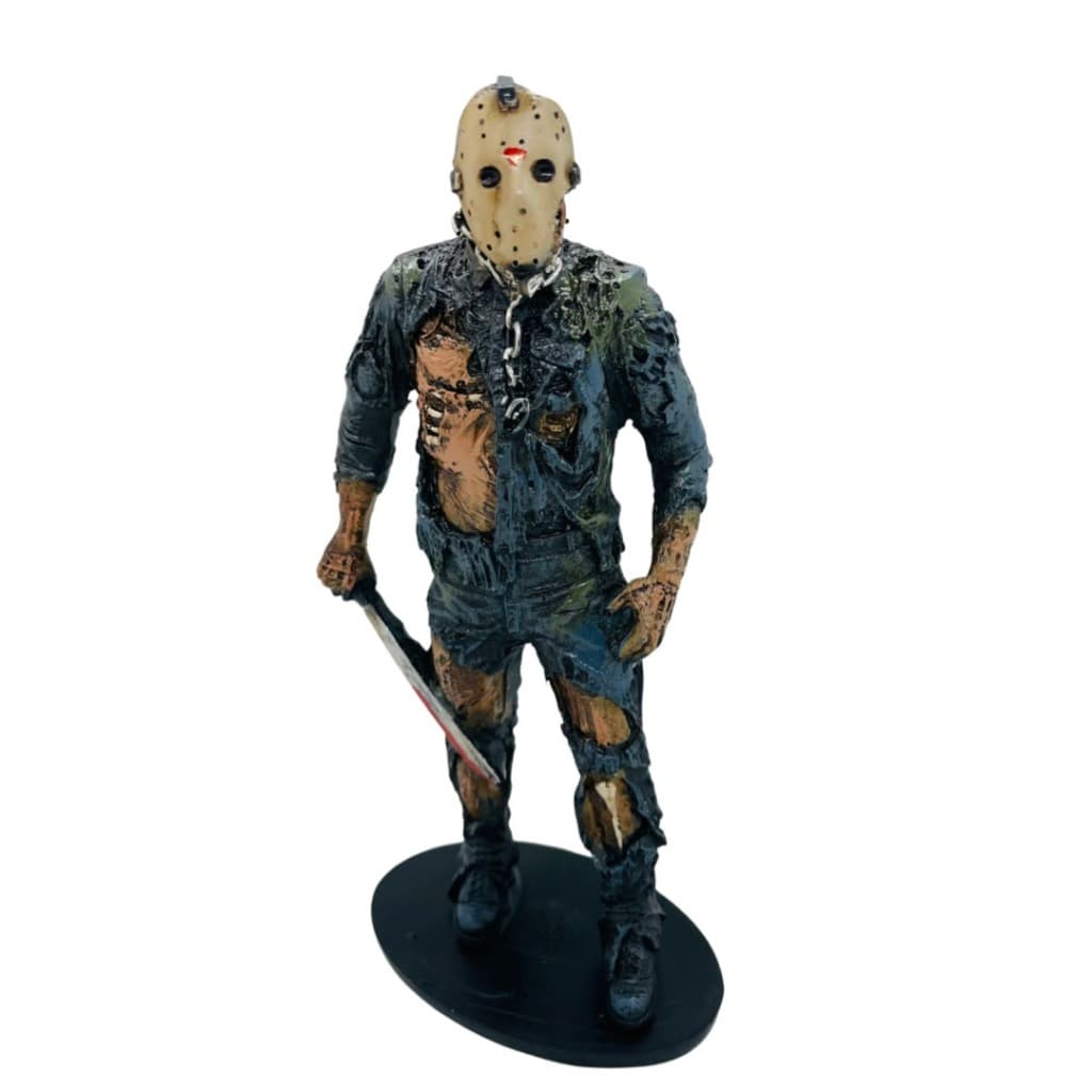 Boneco Jason Voorhees Sexta Feira 13 Filme Coleção Estatua de Resina Estatueta