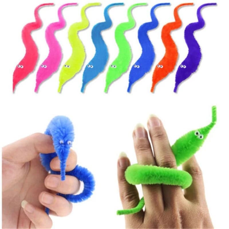 Minhoca Magica Twisty Worm Cobra Whinderson Brinquedo Mágico Menino Menina Engraçado Maluca Truques / Ilusionismo