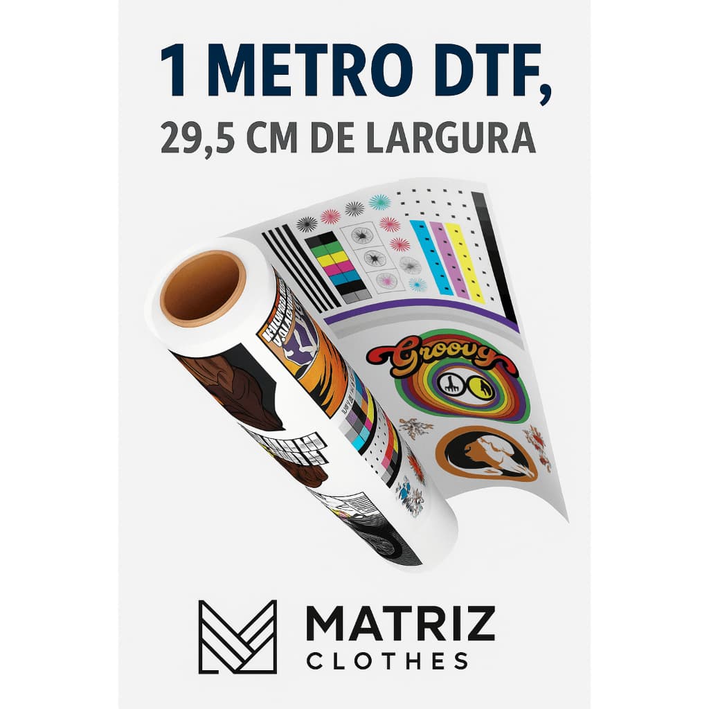 DTF Impressão Qualidade I1600 29cmX100cm Para Estampar Camisa, Blusa, Bolsa,Material Têxtil Envio Rápido