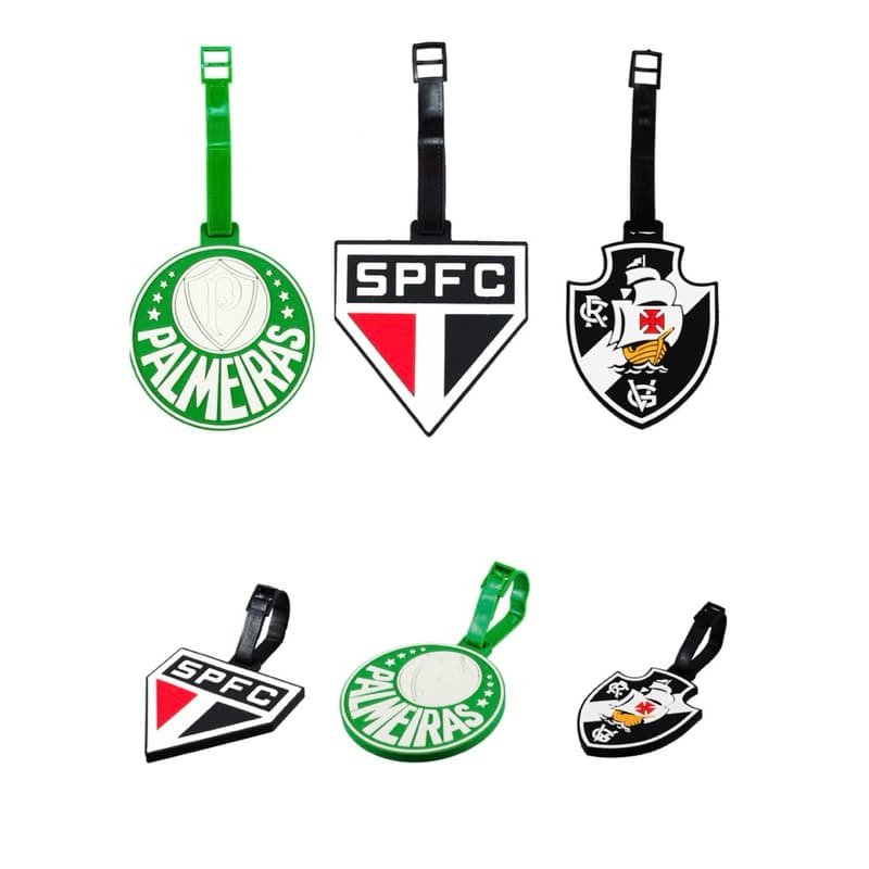 TAG para mala de viagem Brasão de time de futebol original licenciado.