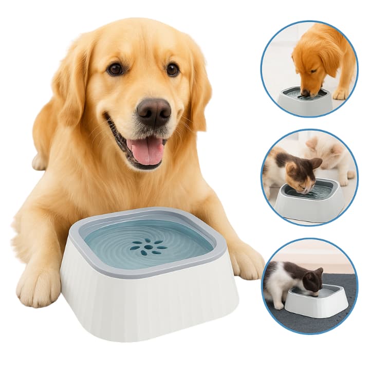 Bebedouro Pet Inteligente Flutuante Pote Água Bóia Anti Respingo Cães Gatos ENVIO IMEDIATO