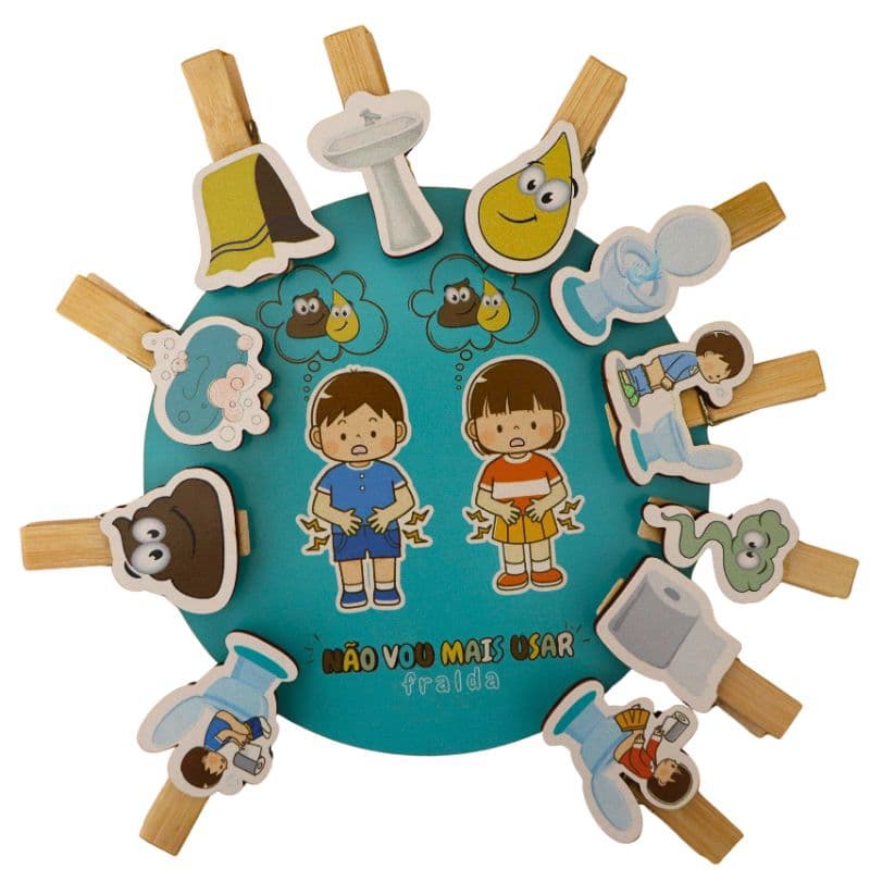 Desfralde treino de penico e troninho rotina e higiene MDF