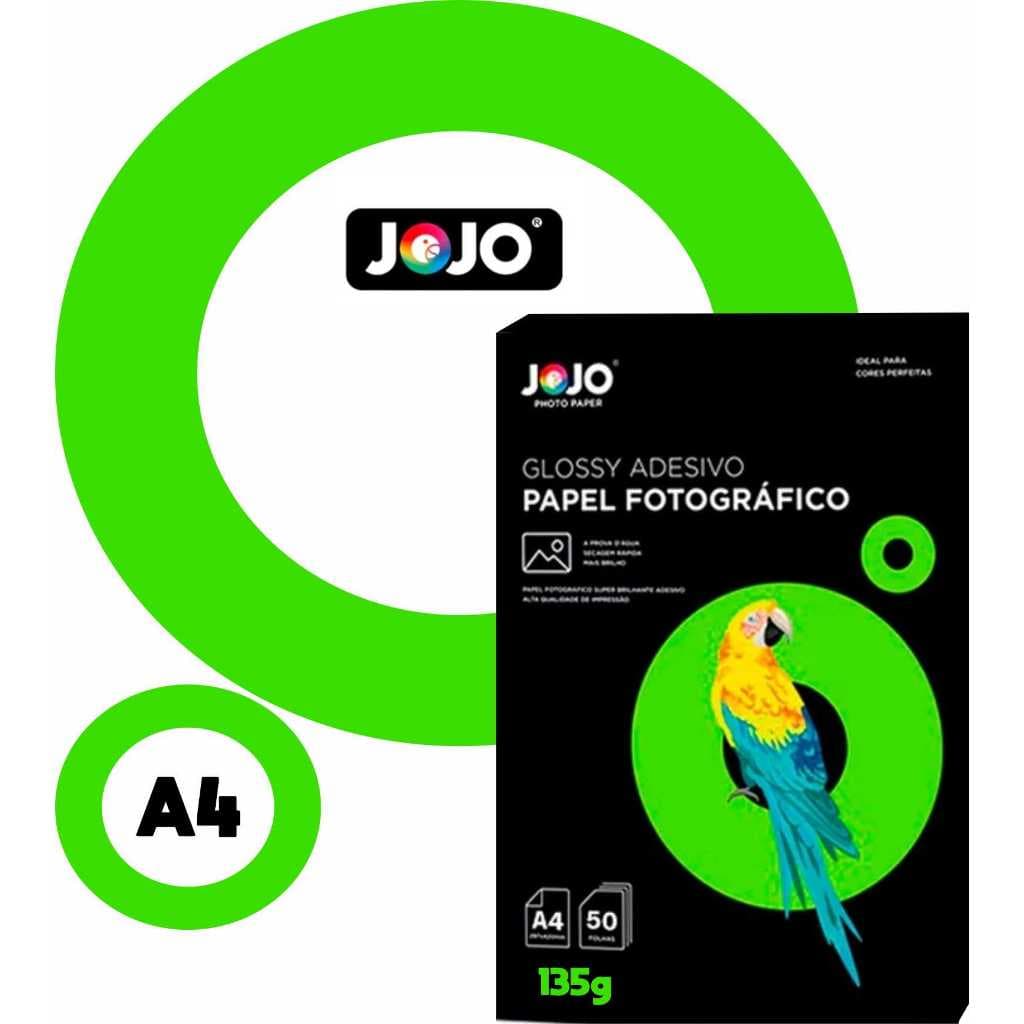 Papel Fotografico Glossy Adesivo Brilho 115g e 135g