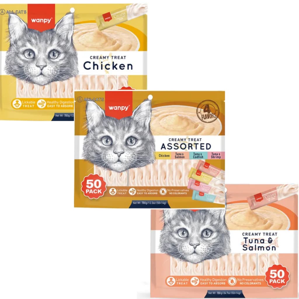 Petiscos Truly wanpy Para Gatos 25un/40un/50un