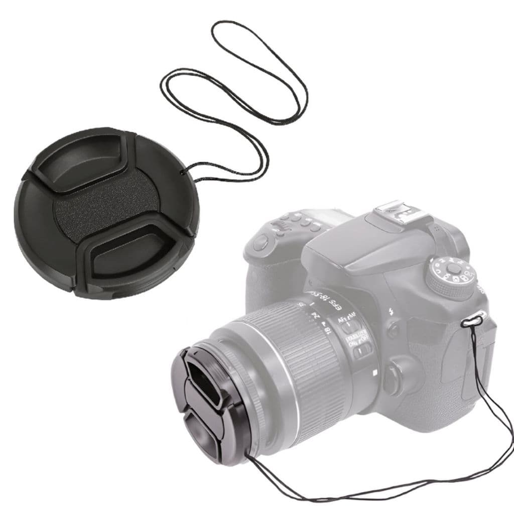 Tampa Lente Frontal Objetiva 77mm Diâmetro para Canon Nikon