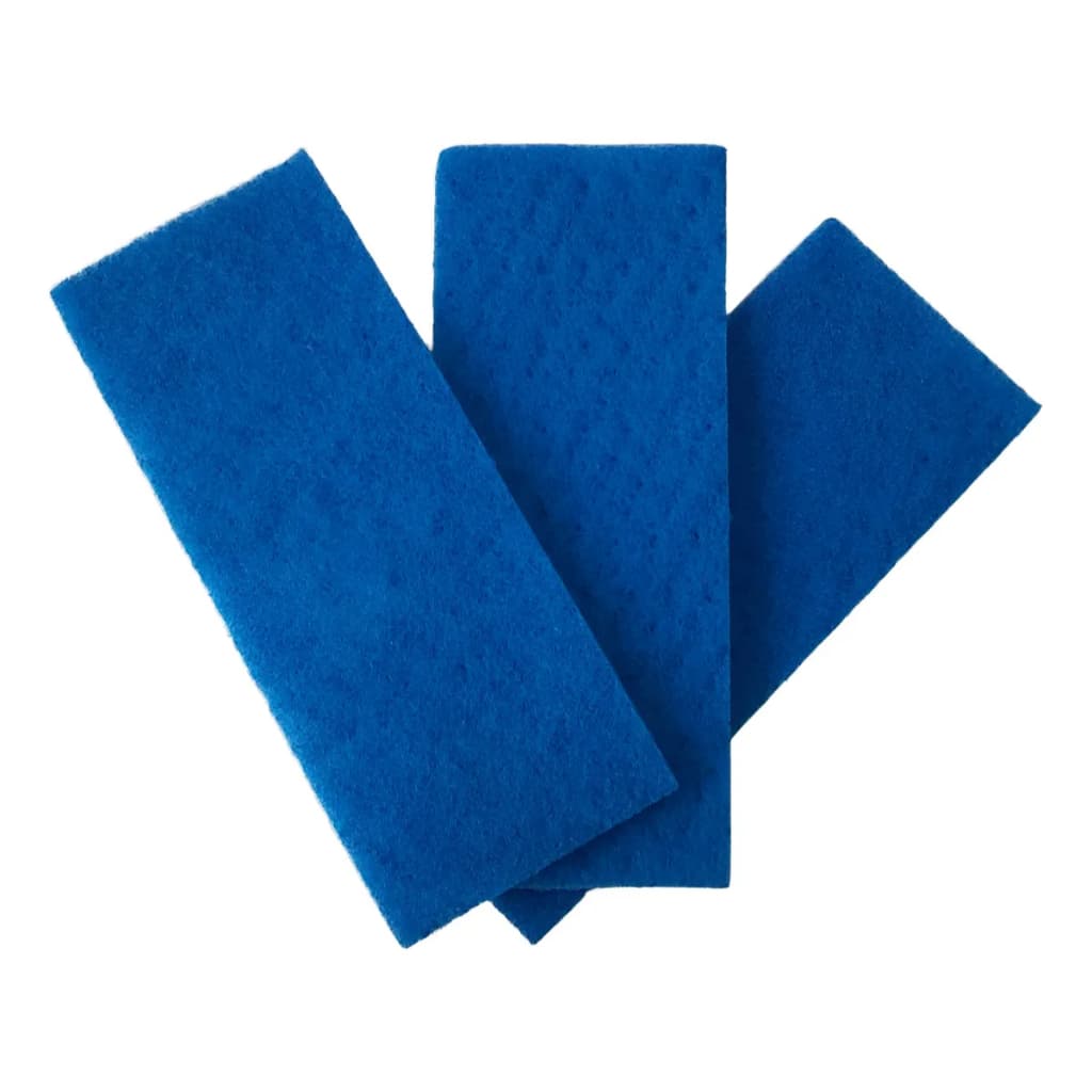 KIT 3 FIBRAS AZUL LIMPEZA LEVE 22CM