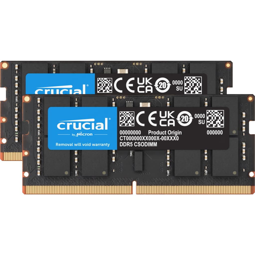 MEMEMÓRIA RAM  CRUCIAL DDR5 16GB 5600MHz SODIMM