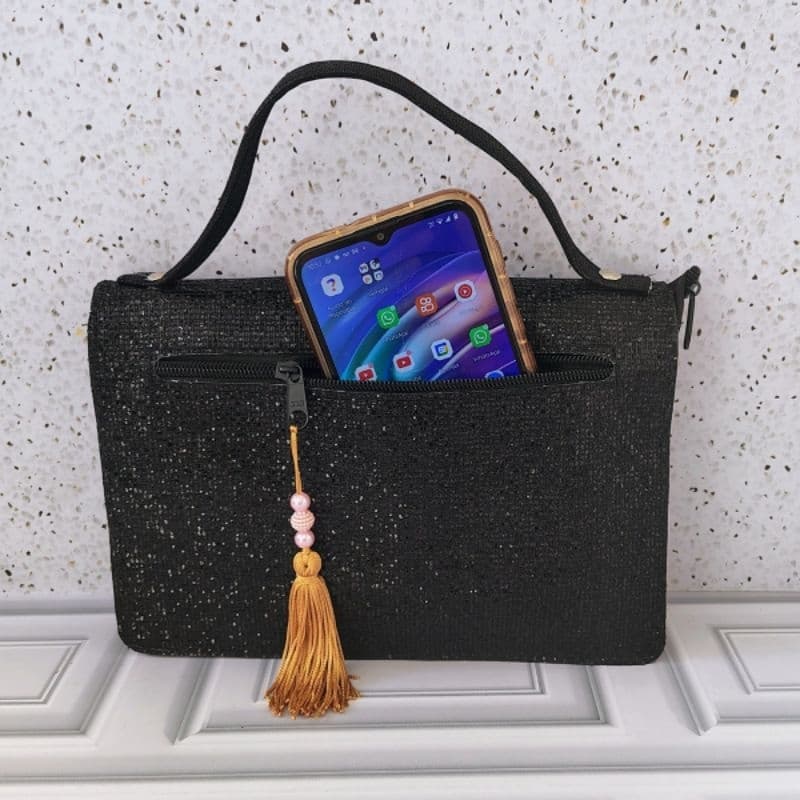 Capa Para Bíblia Número 11 Com Zíper Alça Estilo bolsa Bolso Externo Brilho Pingente enfeite Igreja