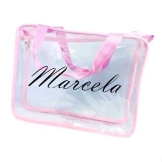 Necessaire MALOTE PERSONALIZADA  30x23  escrevemos o que desejar - maquiagem, multiuso, esmalte, viagem