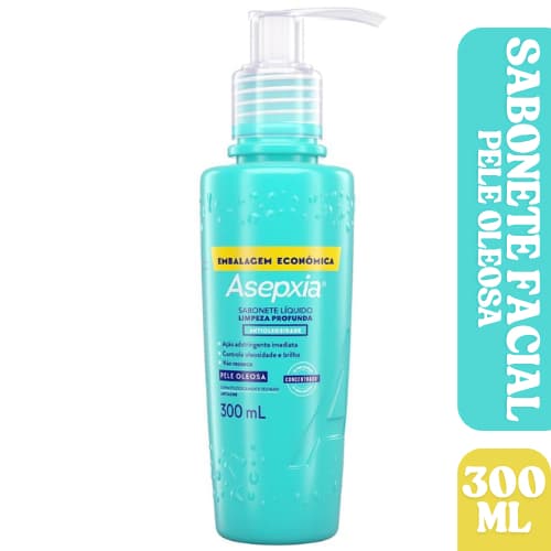 Sabonete Líquido Limpeza Profunda 300ml ASEPXIA