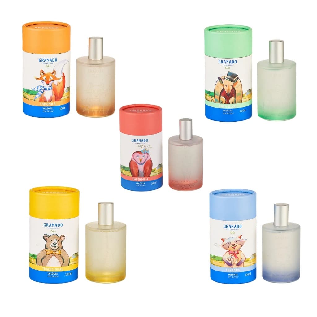 Colônia Granado Bebê 100ml (Tradicional, Camomila, Calêndula, Erva-doce, Lavanda)