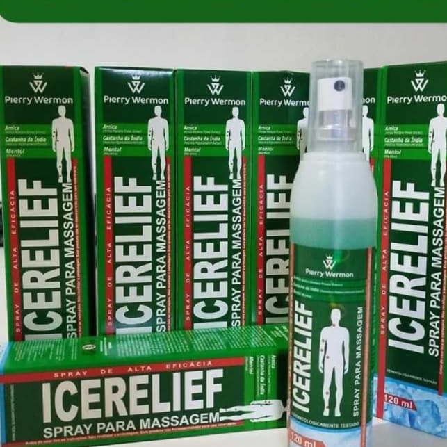 Kit 10/6/3 Spray Para Massagem Icerelief com Arnica 120 ml
