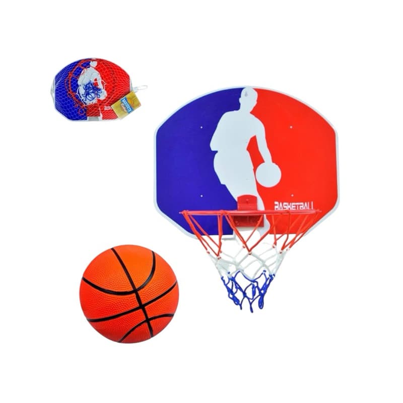 Cesta de Basquete Plástica 35cm Infantil com Bola-Cesta Basketball para Quarto-Basquete Infantil Aro Tabela de brinquedo