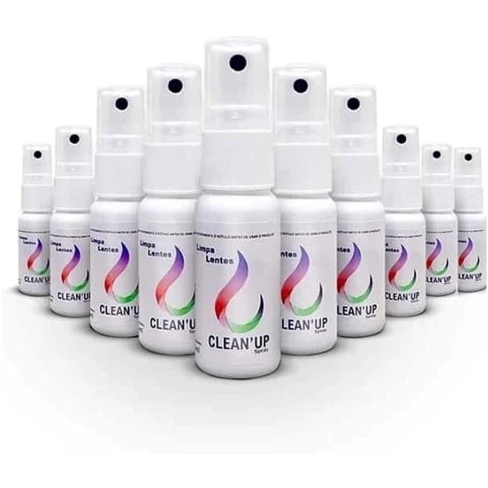 Kit de Limpa Lentes e Telas Clean Up 25ml Óculos Tv LCD Plasma Celular