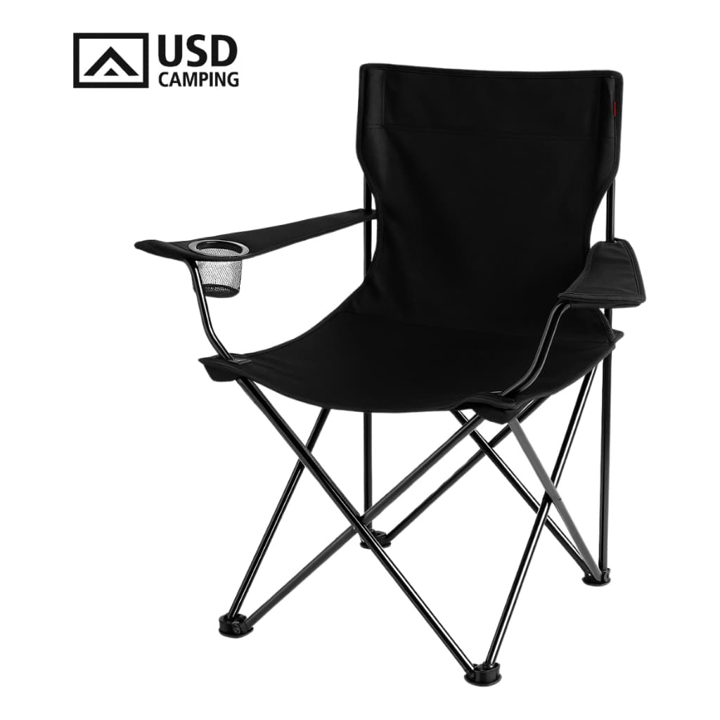 Cadeira Dobrável com Porta Copos Pesca Praia Acampamento com Bolsa de Transporte