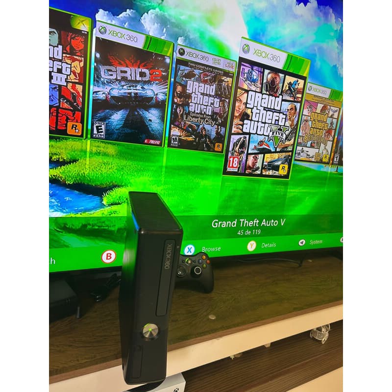 Xbox 360 Jtag / RGH + 200 Jogos + Controle + Garantia