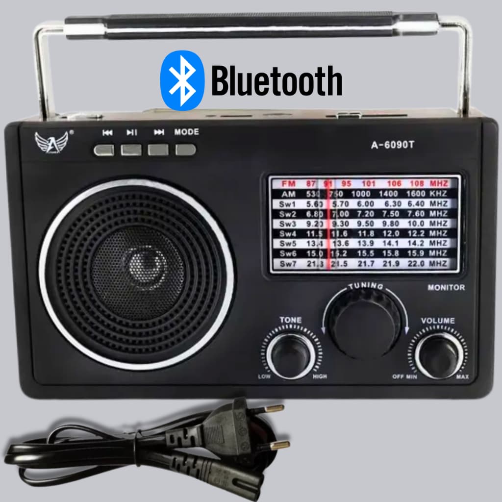 Radio Am Fm Para Zona Rural 11 Faixas Pen Drive Bluetooth