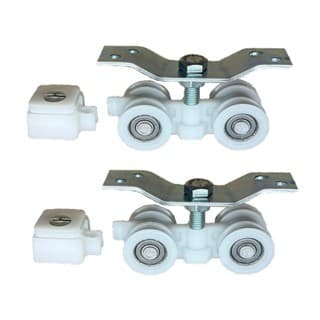 Par De Roldanas 4 Rodas Para Trilho De Correr TR